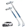 Car Glass Deicing Cleaning Tool 2 in 1 Car Ice Shovel Glass Brush Car Wash Tools