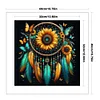 Sunflower Dream Catcher-14CT Stamped Cross Stitch 40*40cm/15.75*15.75in