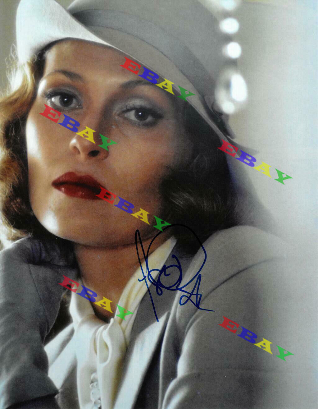 Faye Dunaway Bonnie and Clide Autographed Signed 8x10 Photo Poster painting Reprint