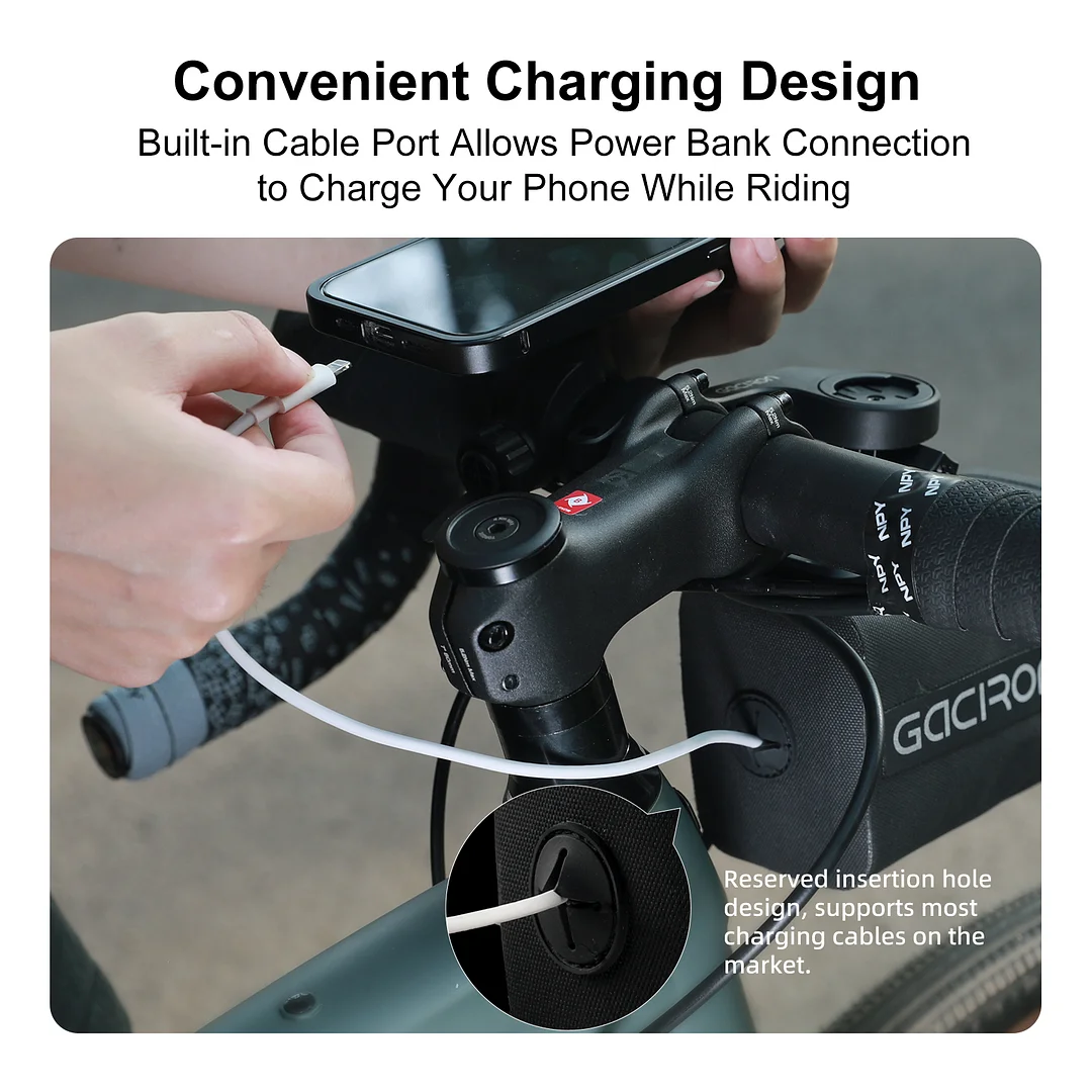 Gaciron CAT HOUSE 200 Handlebar Bag with Smart Warning Light