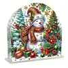 Diamond Painting Christmas Atmosphere Snowman Paper Towel Napkin Holder