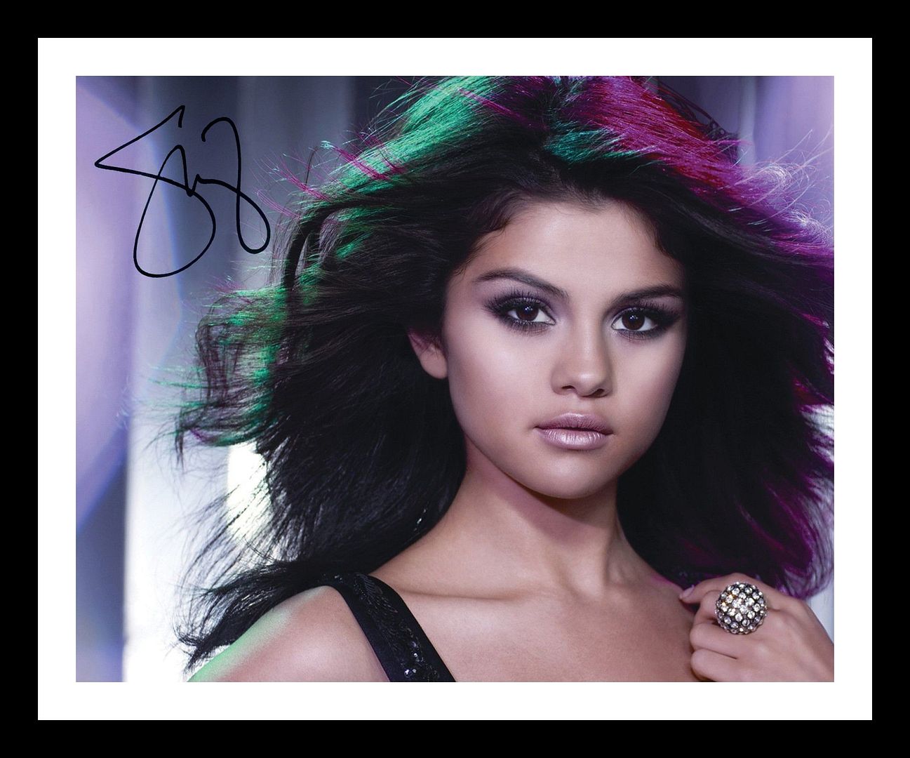 Selena Gomez Autograph Signed & Framed Photo Poster painting 16