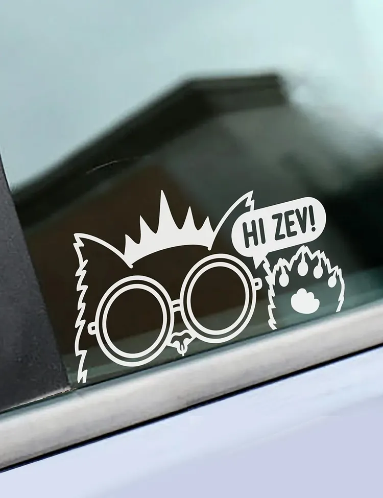 Dungeon Crawler Carl Princess Donut Car Sticker