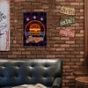Neon burger - Panneaux en &eacute;tain m&eacute;tallique(20*30cm/30*40cm)