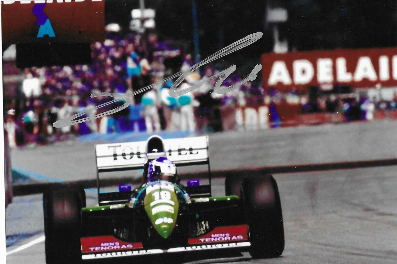 HIDEKI NODA SIGNED 4X6* Photo Poster painting FORMULA ONE F1 (FORMEL 1 AUTOGRAPH)