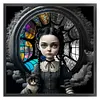 【Limited Stock Sale】Scary Big-Eyed Doll-14CT Stamped Cross Stitch 50*50cm/19.69*19.69in tapestrymarket