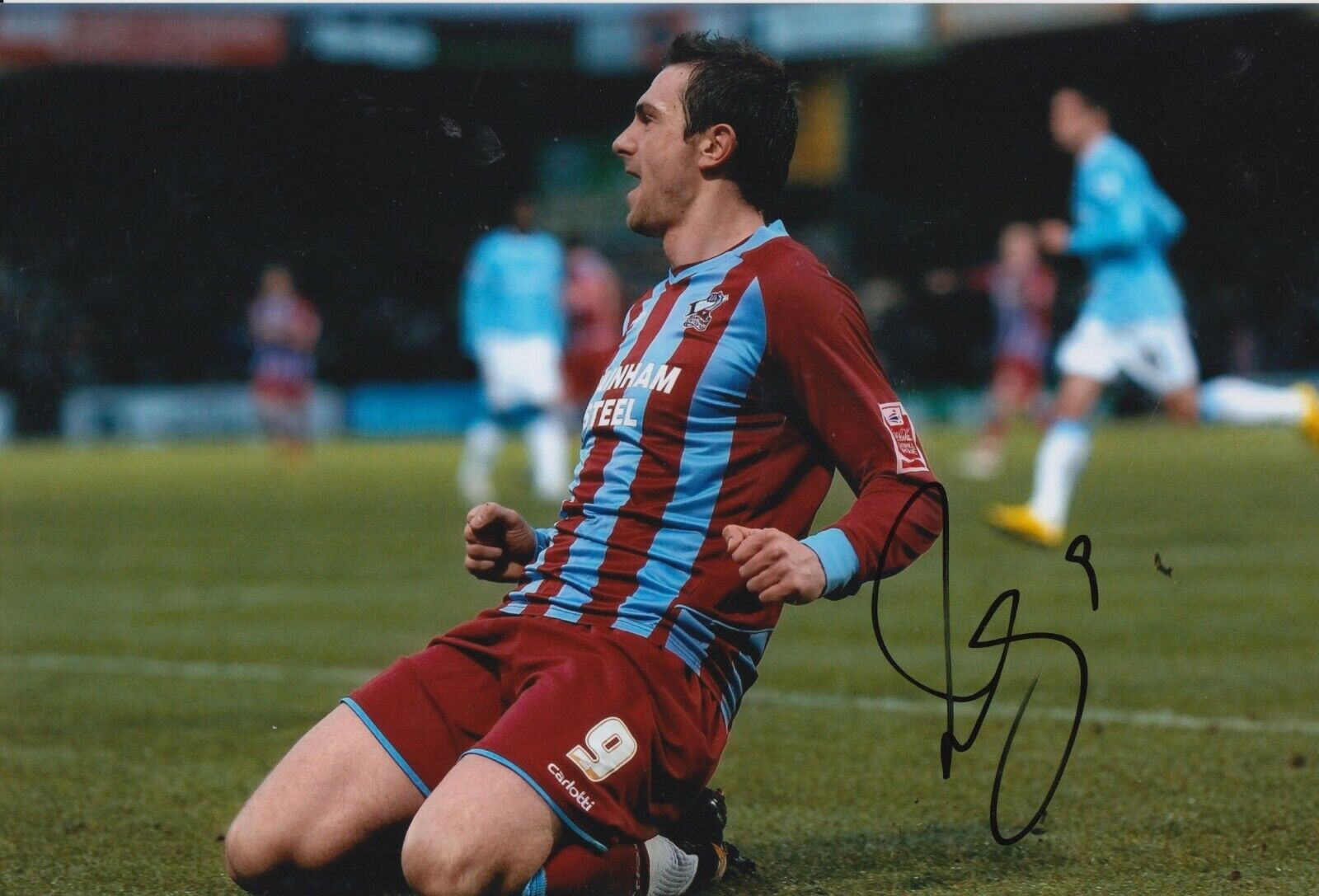 Paul Hayes Hand Signed 12x8 Photo Poster painting - Scunthorpe United Autograph.