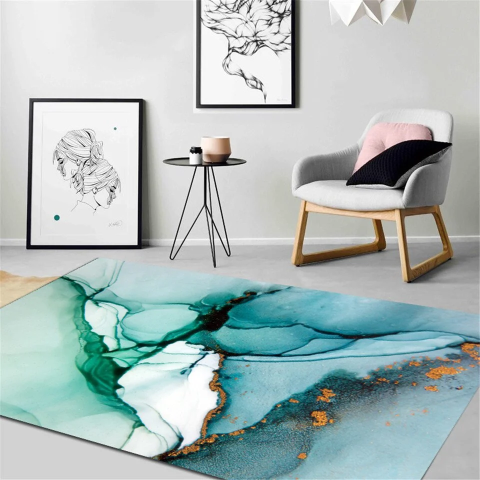 home 3D Print Patterned Area Mat Psychedelic Carpet Modern Non-slip Decorative Floor Mat tapis de chambre dywan teppich tapis 312