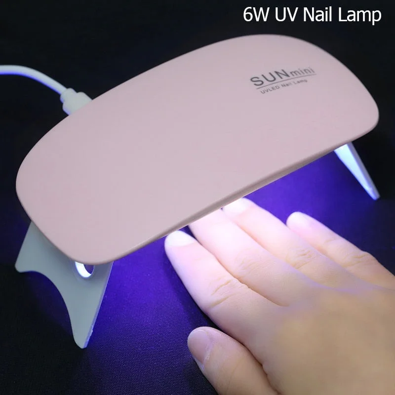 120W 48W Nail Dryer Machine Portable UV Manicuring LED Lamp Nails USB Cable Home Use Nail UV Lamp for Drying Gel Polish Nails-Nail Inspo