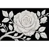 DIY Pearl Painting Rose for Home Wall Decor with Frame(20x30cm)