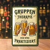 (Multi Style)Wer Bier Trinkt - Metal Tin Signs(8*12Inch) - Bar