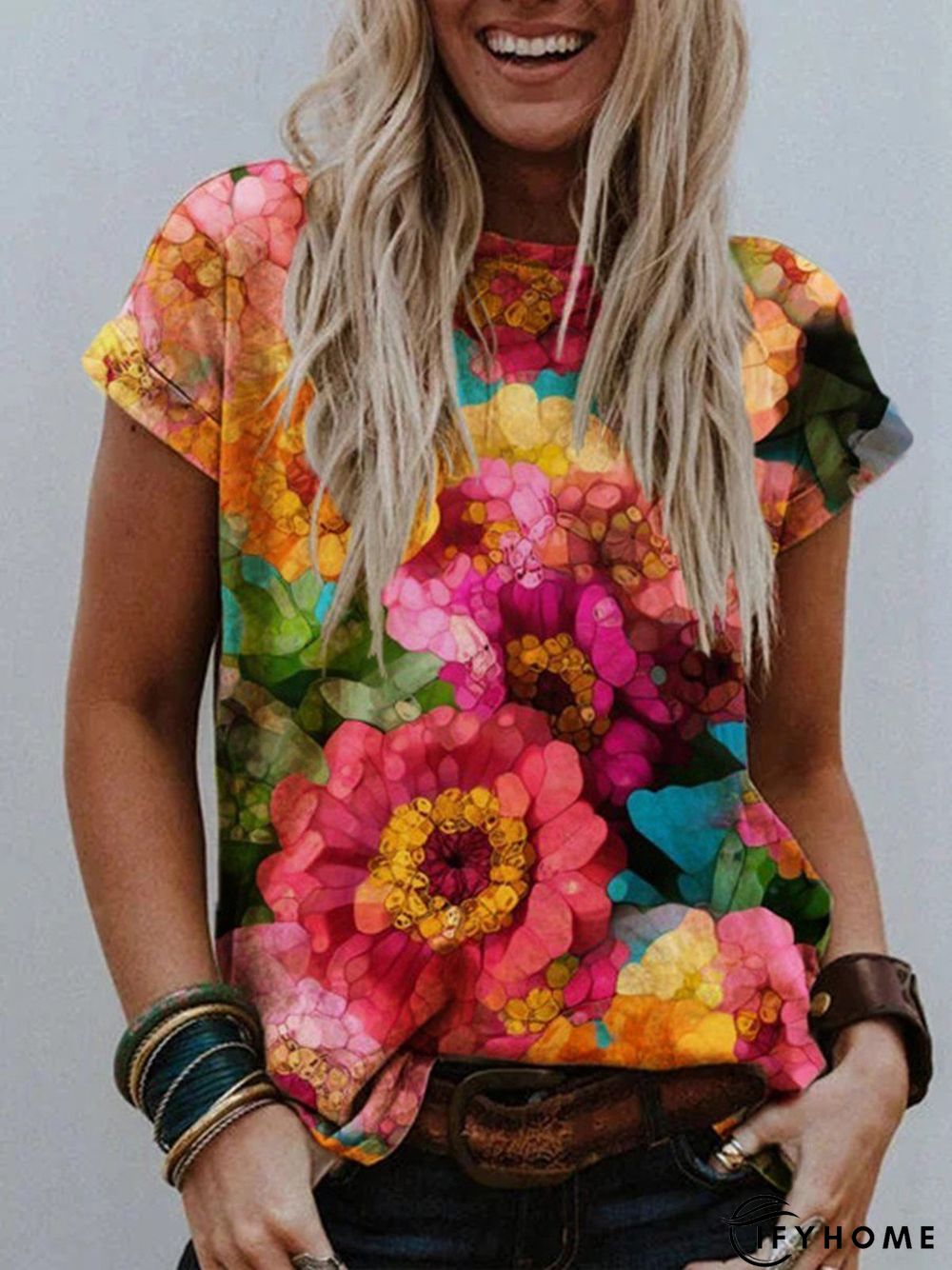 Shift Casual Crew Neck T-shirt | IFYHOME