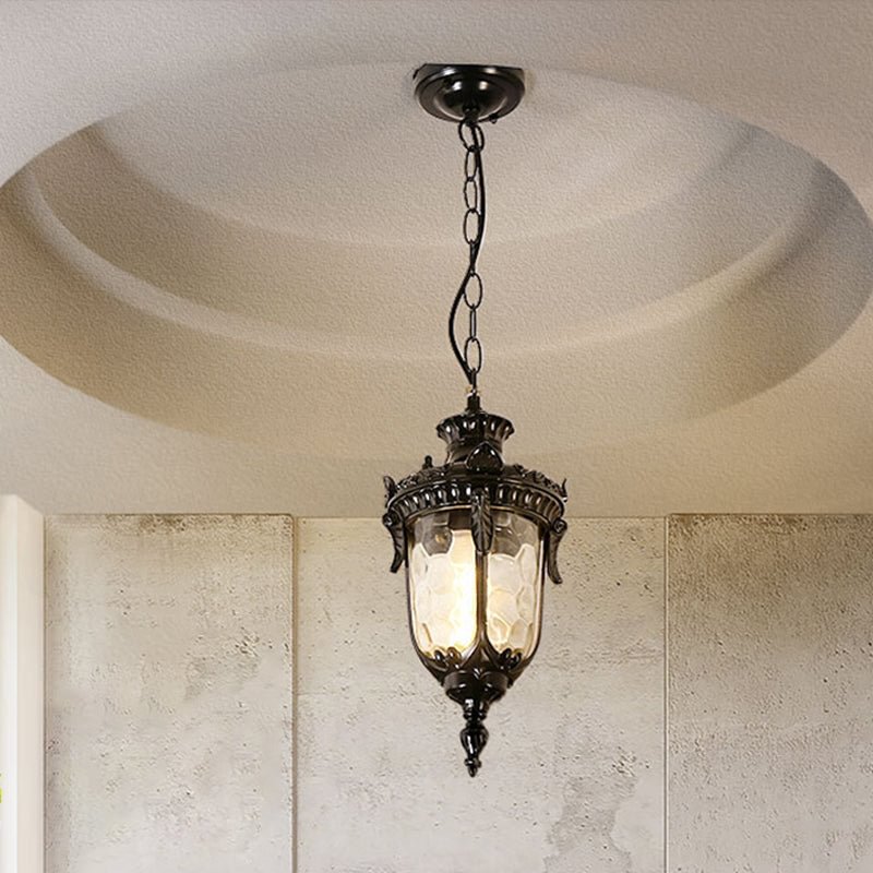 European Palace Style Outdoor Waterproof Garden Pendant Light