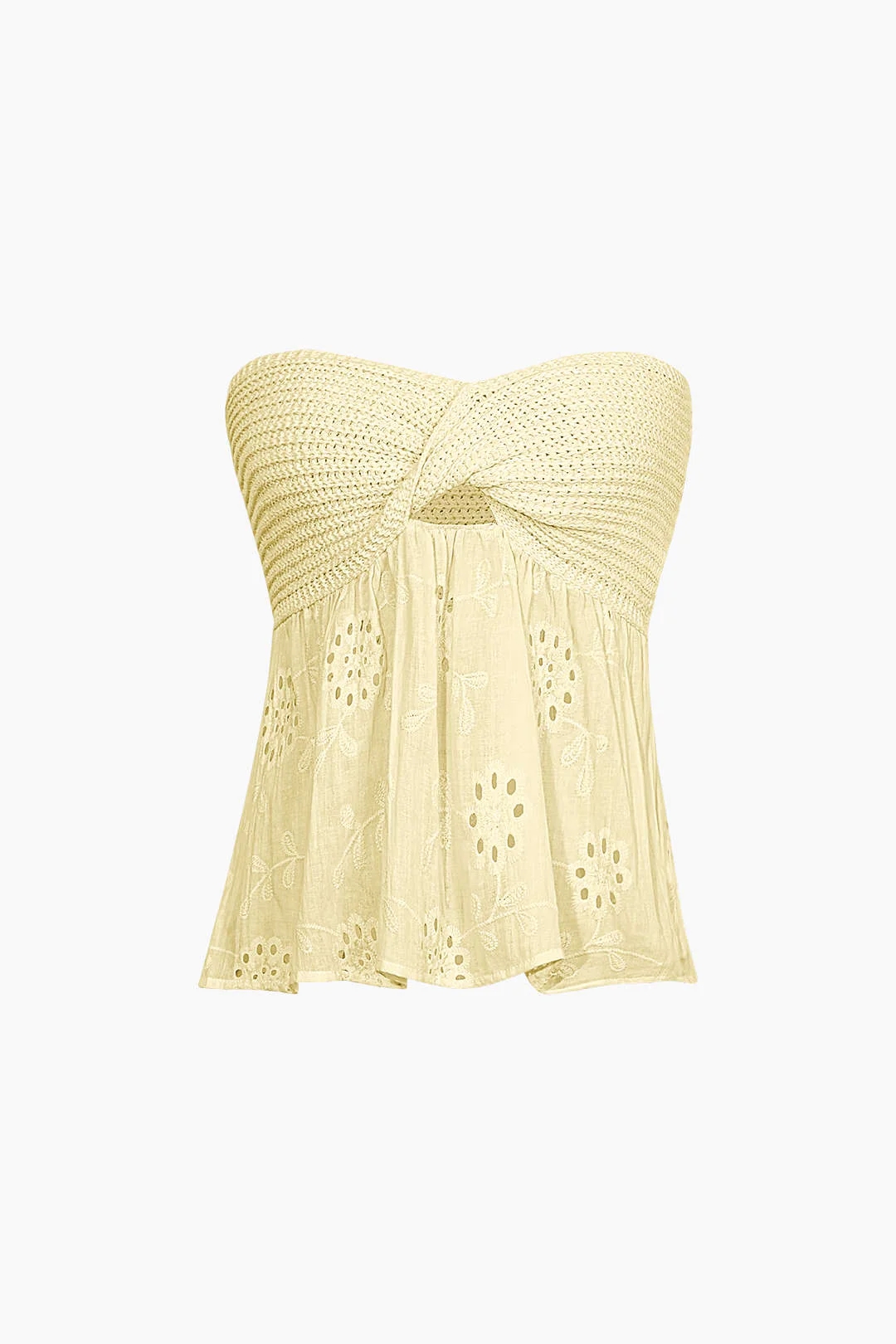 Rotimia Knit Sexy Flowers Top