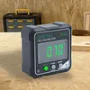 4-Side Digital Angle Finder Magnetic Level Box Electronic Cube Inclinometer Tool
