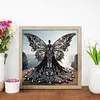 Engelsfl&uuml;gel M&auml;dchen - speziell geformtes Diamond Painting - 30*30cm