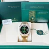 ROLEX OYSTER DAY DATE AUTOMATIC MEN'S WATCH 228238 Green Ombre President Yellow Gold