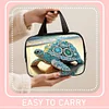 DIY Turtle Diamond Art Rhinestone Makeup Bag Transparent PVC Storage Pack Gift