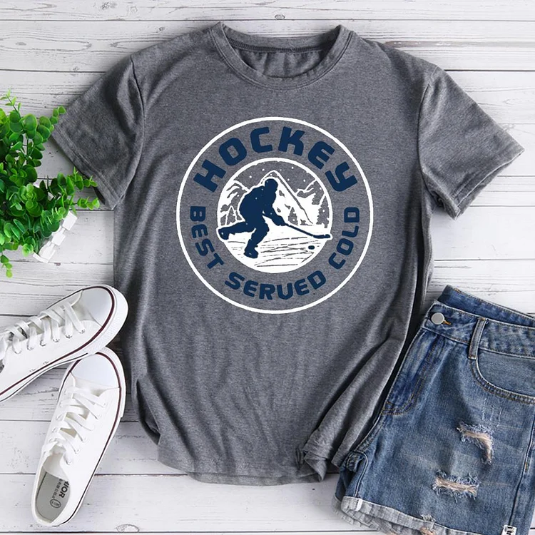 Hockey Best Served Cold T-Shirt-07836-Annaletters