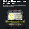 2Pcs Headlight & Taillight Bike Front Lamp Waterproof 4 Modes Bicycle Flashlight