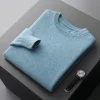 Men's New Autumn and Winter Round Neck Thickened Wool Sweater
