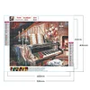 Diamond Painting -5D Full Round Drill Candlestick Piano(50*40 CM)