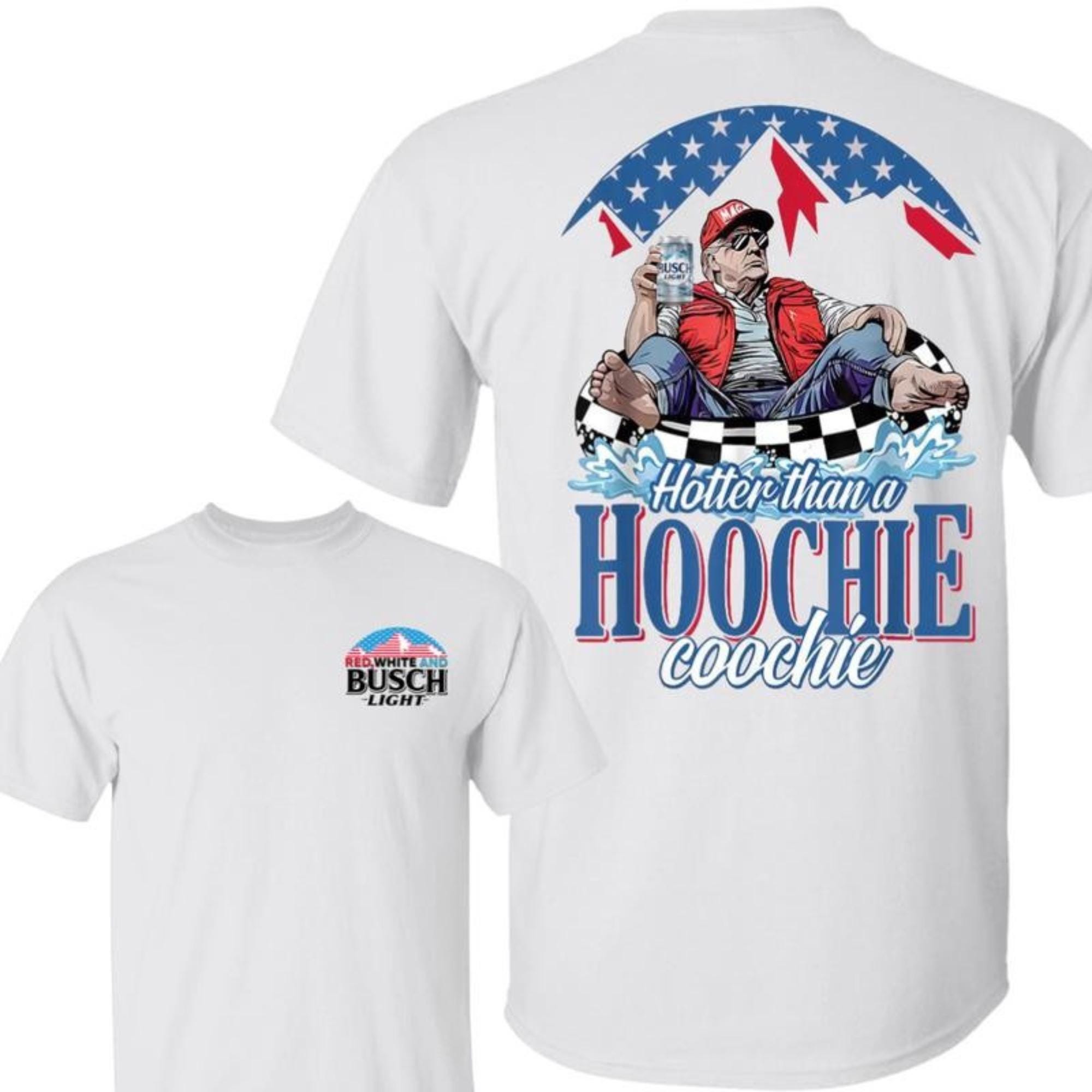 Loveyoufancy Hotter than a hoochie coochie Trump shirt