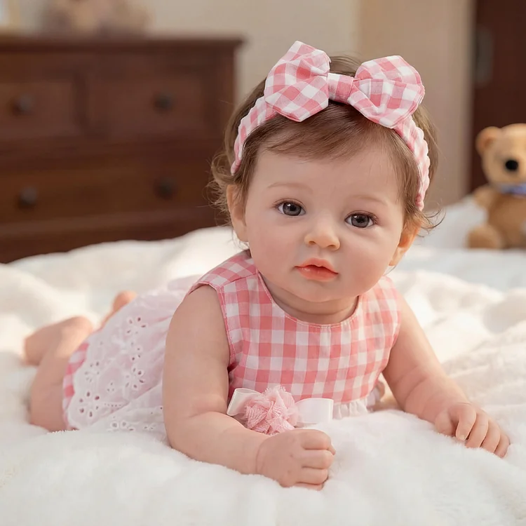[Pre-Order] 12" & 16" Reborn Baby Dolls with Soft Platinum Liquid Silicone, Toddler Girl Dolls in Adorable Rosy Face