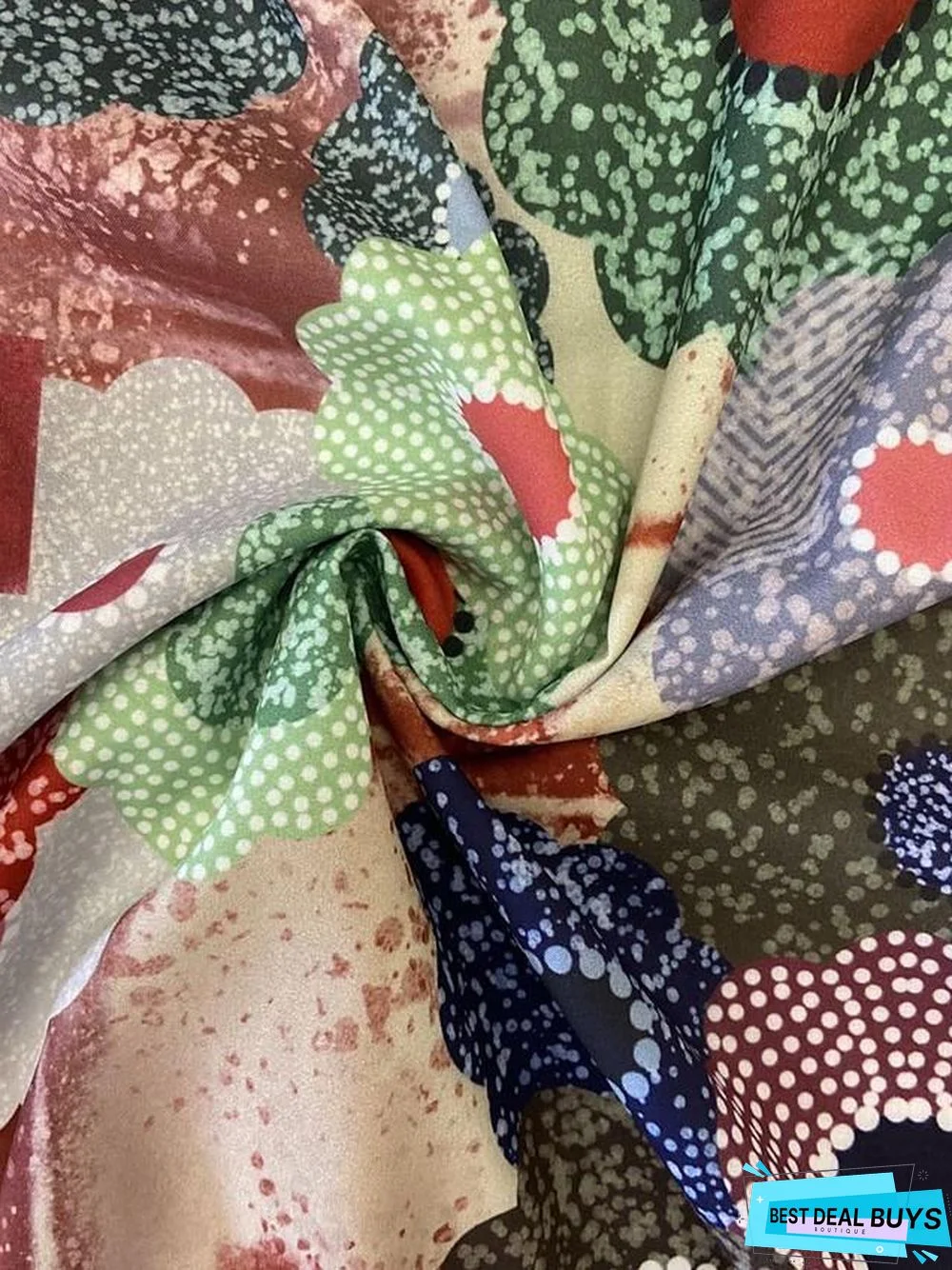 Women's Blouse Shirt Floral Flower Long Sleeve V Neck Tops Loose Basic Top Blue Red