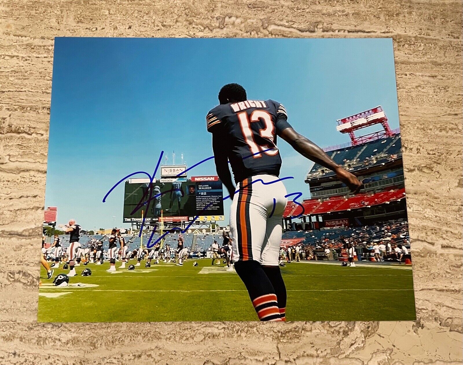 Kendall Wright Chicago Bears Autographed Signed 8X10 Photo Poster painting W/COA