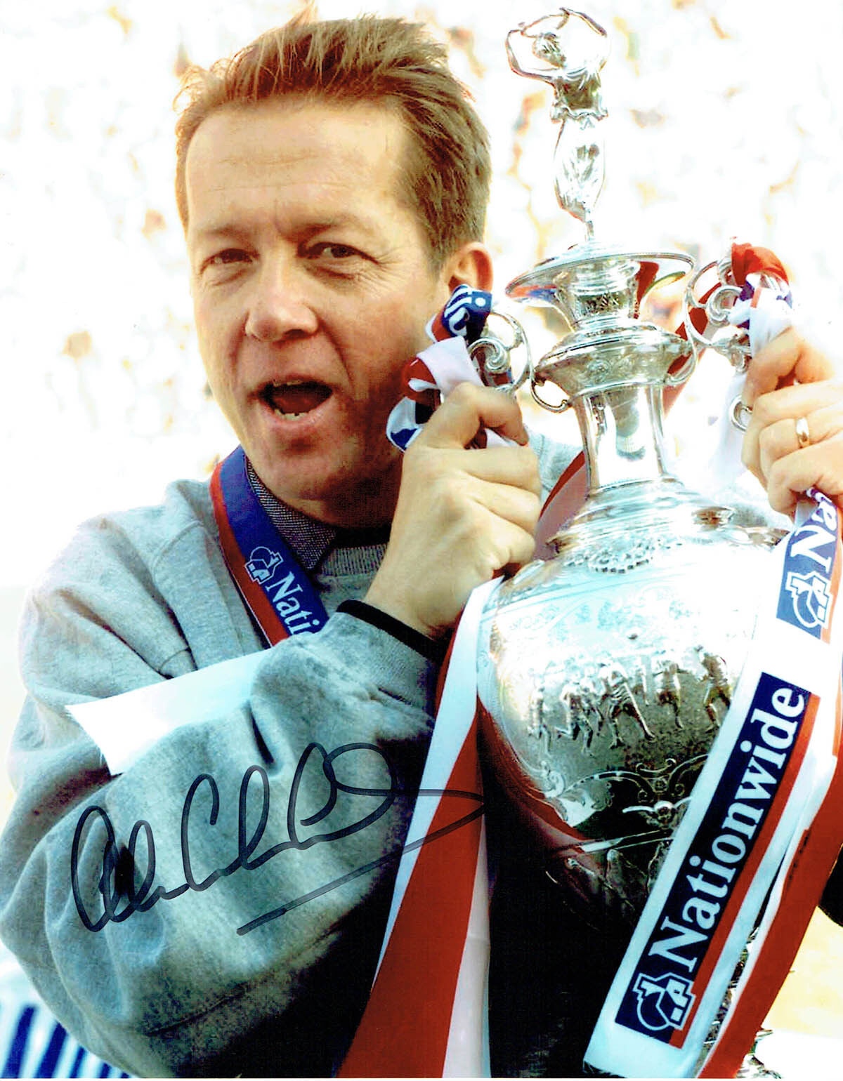 Alan CURBISHLEY Signed Autograph 10x8 Photo Poster painting AFTAL COA Play Off Winning Manager