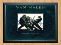 Van Halen Eddie Alex David Roth Signed Autographed Photo Poster painting Poster Print Memorabilia A2 Size 16.5x23.4