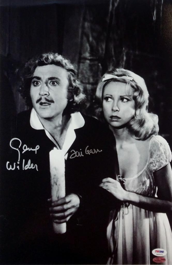 Gene Wilder Teri Garr Signed Young Frankenstein 12x18 Photo Poster painting PSA Auto 4A96371