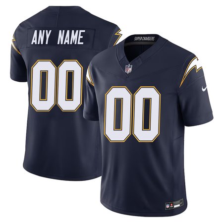 Youth Los Angeles Chargers Custom Black Alternate Charger Power Vapor F.U.S.E. Limited Jersey