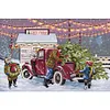 Christmas Eve-14CT Stamped Cross Stitch 30*21cm/11.81*8.27in tapestrymarket