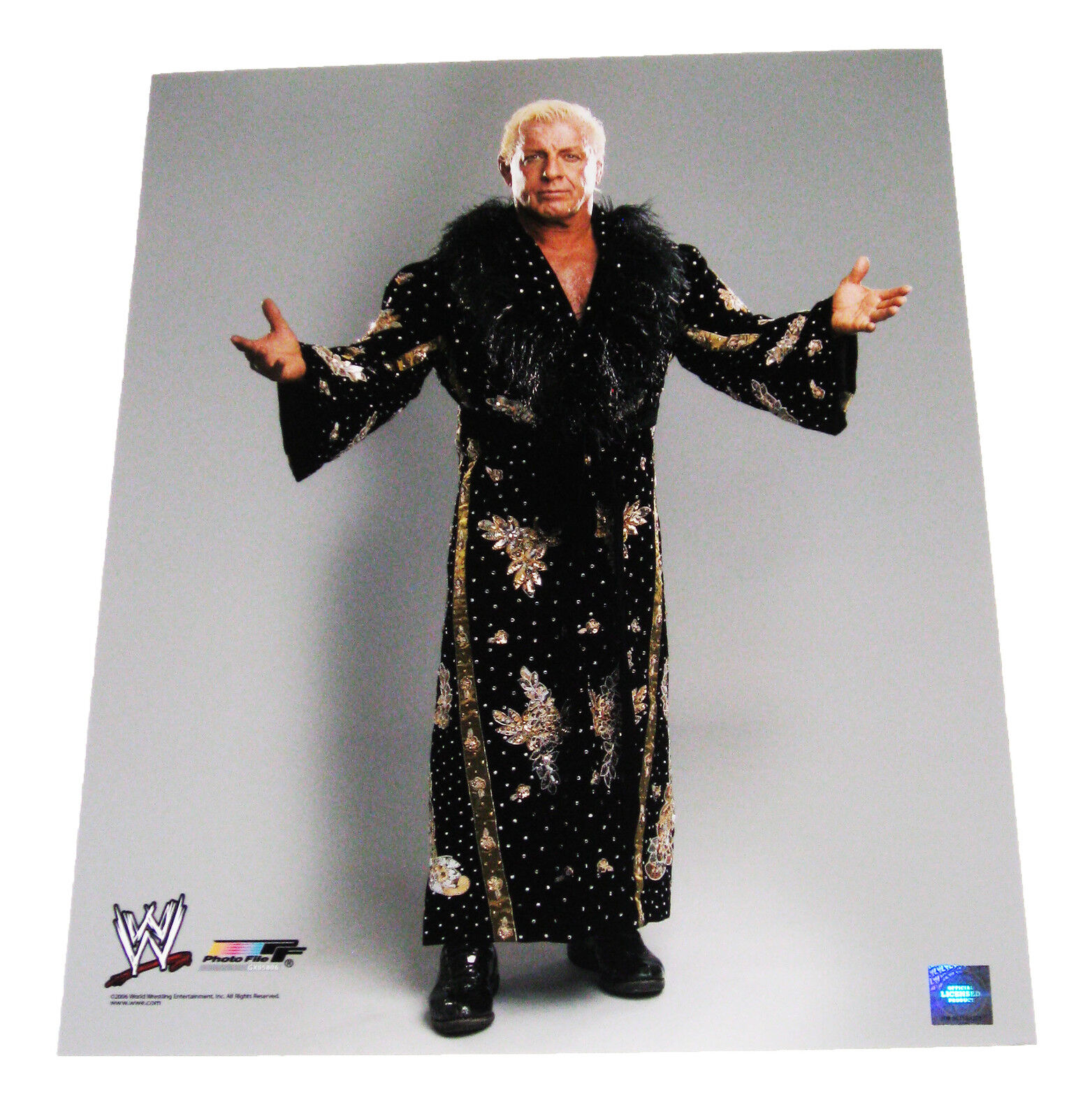 WWE NATURE BOY RIC FLAIR 16X20 UNSIGNED LICENSED Photo Poster paintingFILE Photo Poster painting 1 VERY RARE