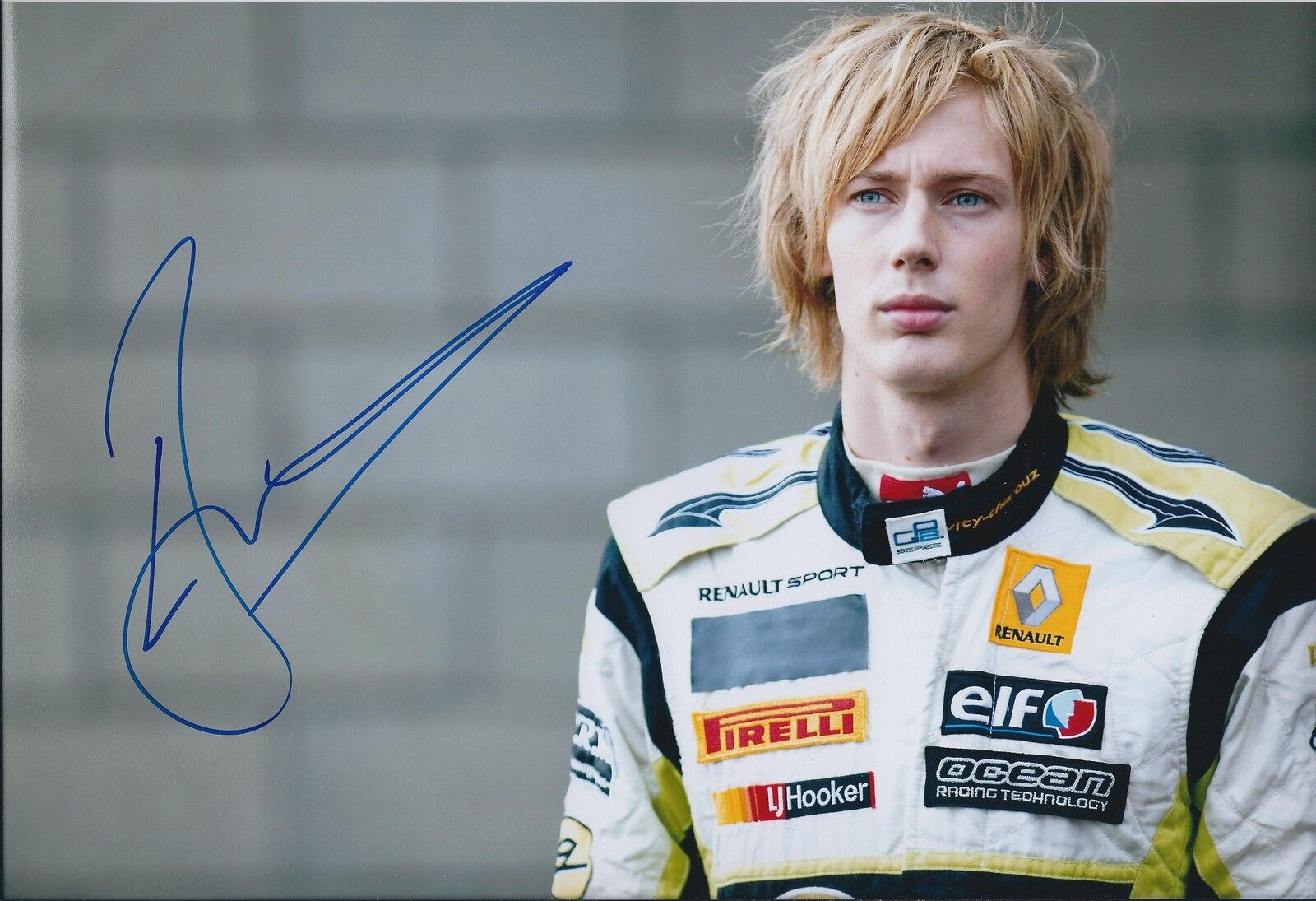 Brendon HARTLEY Signed 12x8 PEUGEOT Test Driver F1 Photo Poster painting Autograph AFTAL COA