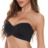 Soutien-gorge bandeau convertible antidérapant à maintien complet de grande taille
