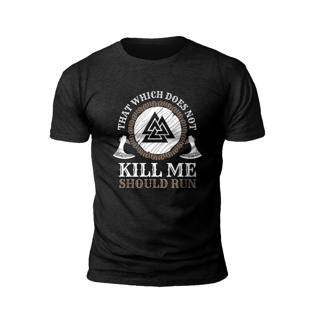 Viking's Resolve: Runic Strength T-Shirt