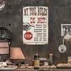 My Tool Rules - Vintage Metal Signs - 20*30cm/30*40cm - Warning