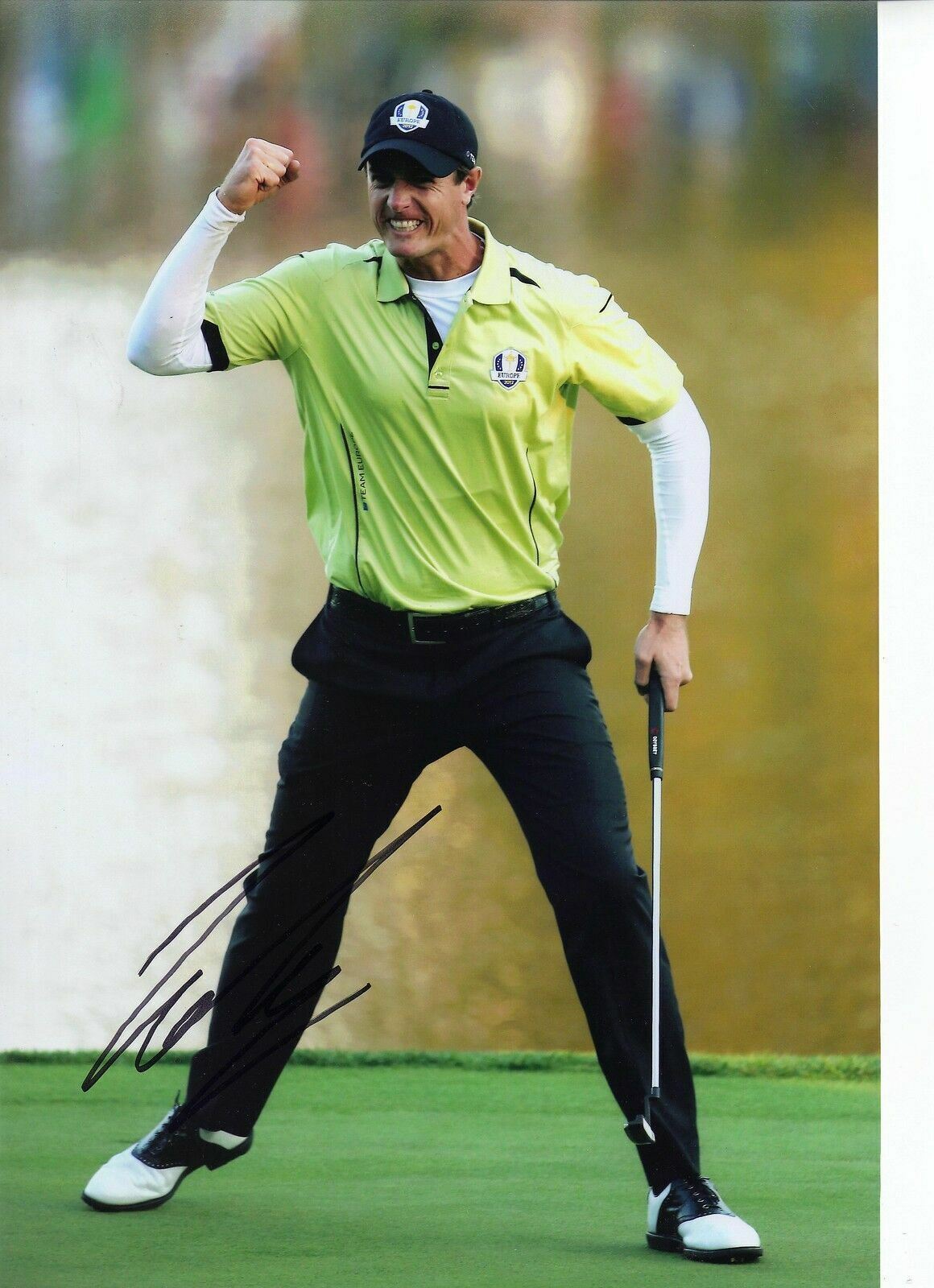 Nicolas Colsaerts Genuine Hand Signed 12x8 Photo Poster painting Ryder Cup 2012 Autograph (3155)