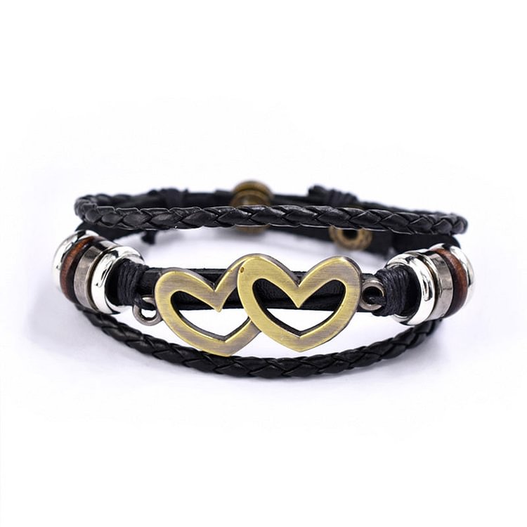 For Love - We are connected heart to heart Bracelet