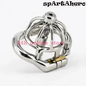 pornhint Pornhint Male Chastity Cage Spiked Stainless Steel Sounds Stretcher Dilator Device