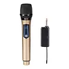 2.4G Wireless Microphone Rechargeable Live Streaming Microphone LED Display Professional Handheld Mic for Singing Karaoke Wedding DJ Party