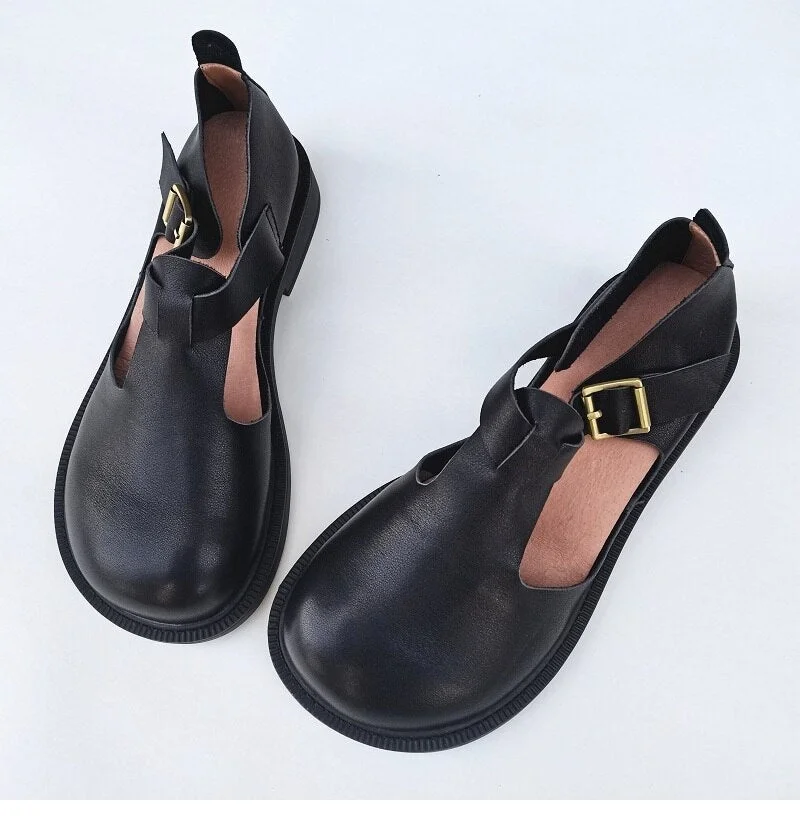 Women's Shoes Flat Female Shoes 2022 Women's Spring Shoes 100% Genuine Leather Women Flats  Casual Woman Oxfords Shoes