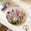 Mixed Blooms DIY Stamped Embroidery Kit with Embroidery Hoop Needlepoint Kit 30x30cm for Adults Beginners Craft Lovers Gift tapestrymarket