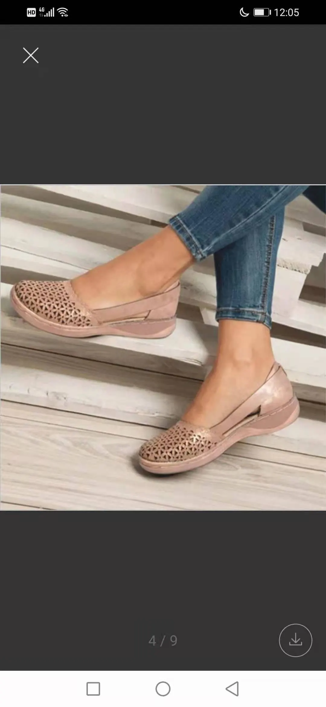 Breakj Breakj Women's Summer Sandals Bag Head Hollow Large Flat-Soled Sandals Hollow Sandals Hollow Breathable Women's Shoes