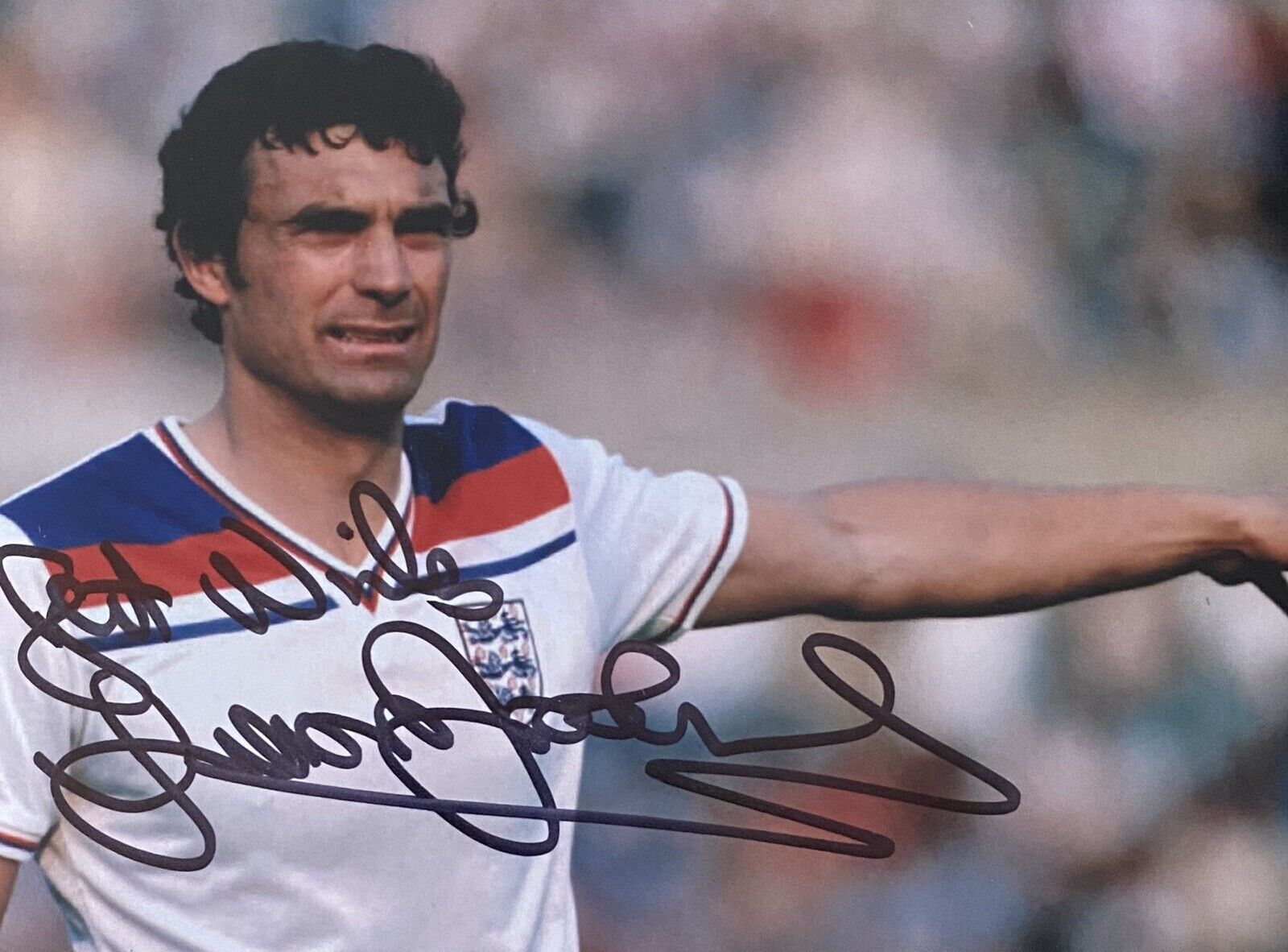 Sir Trevor Brooking Genuine Hand Signed England 6X4 Photo Poster painting