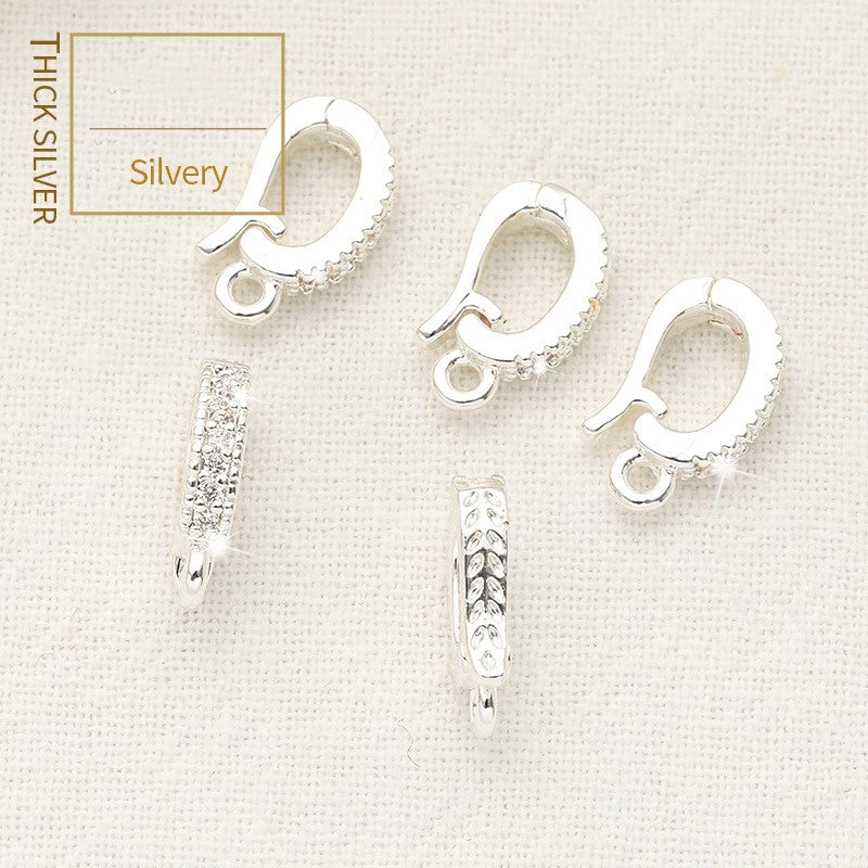 10 PCS/Package Copper Solid Color Pendant