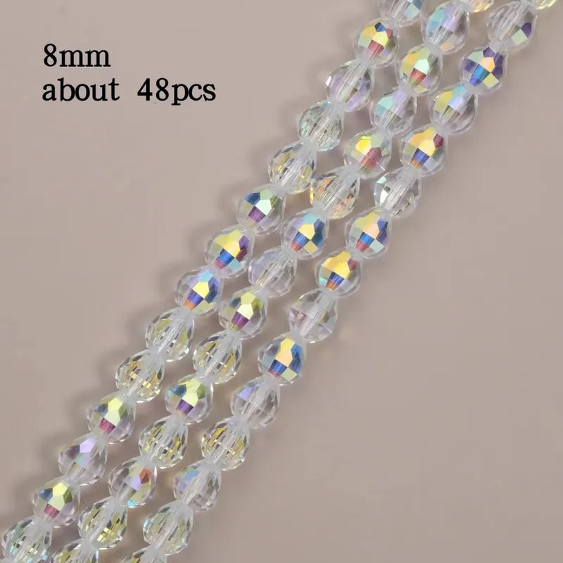 1 Set Hole 1~1.9mm Glass Geometric Beads